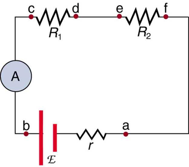 dc voltmeter schematic diagram