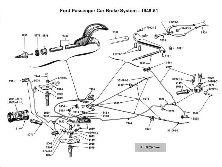 brake line schematic diagram 1993 ford tempo gl