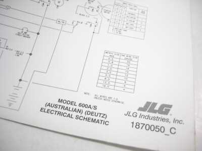 electric lift schematic diagram