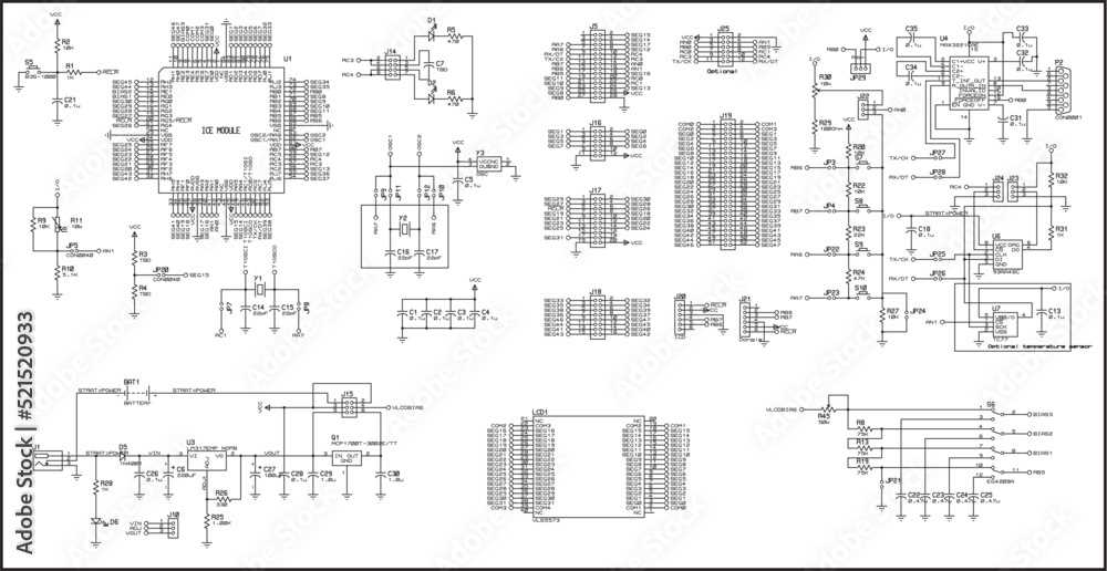 printed circuit board schematic diagram