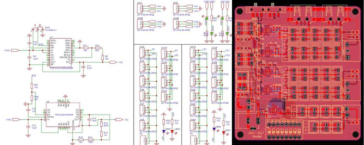 printed circuit board schematic diagram
