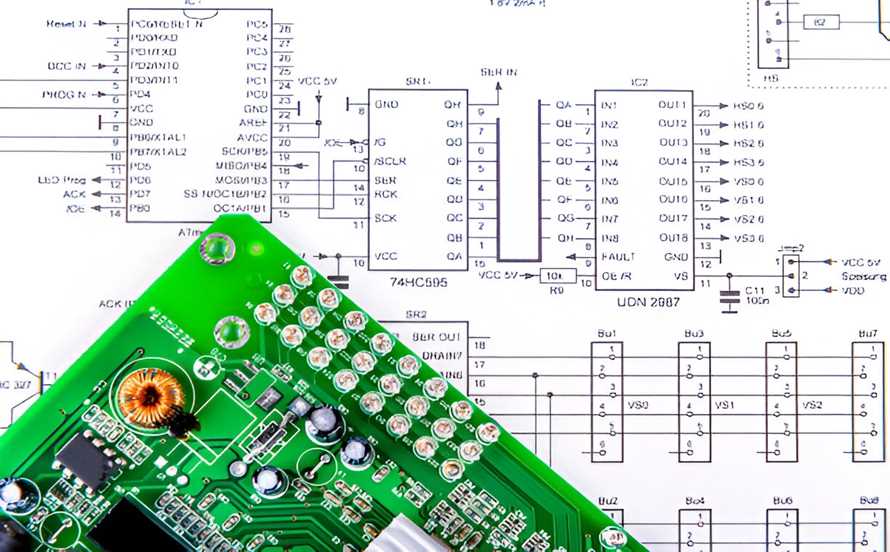 printed circuit board schematic diagram