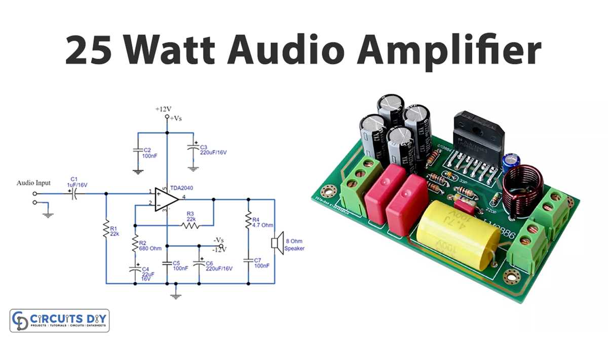 professional audio amplifier schematic diagram