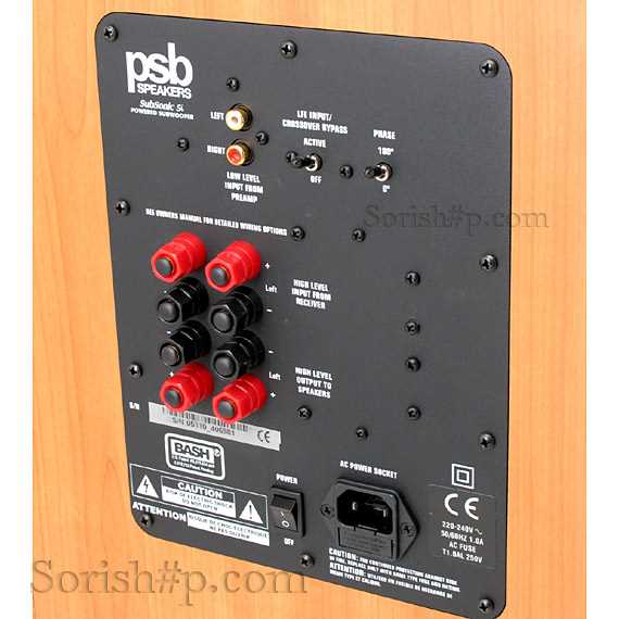 psb subsonic 5i schematic diagram