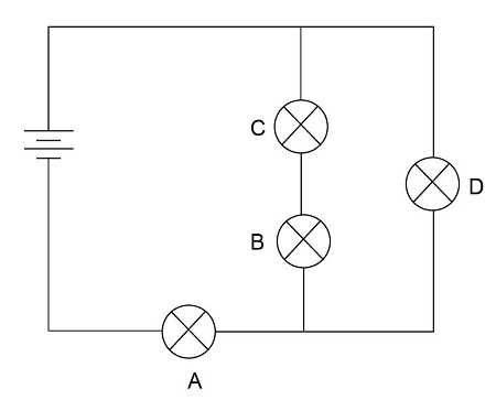 circuit diagram with bulb