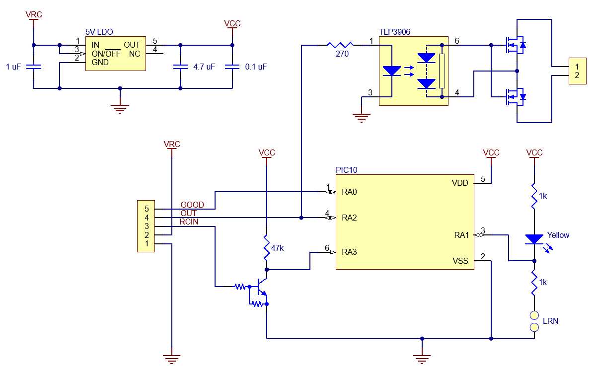 schematic diagram of switch