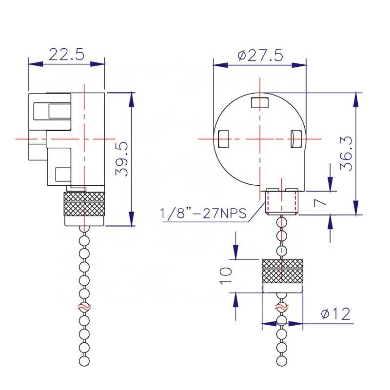 pull cord switch circuit diagram