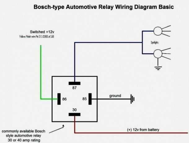 24 volt 5 pin relay wiring diagram