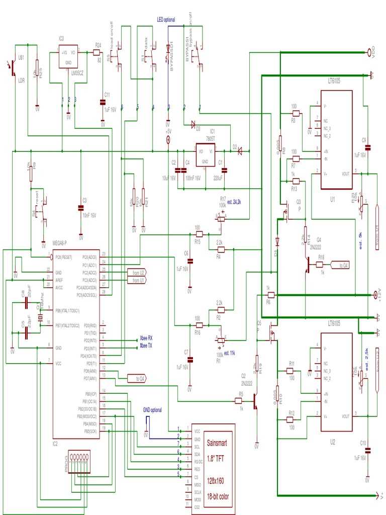 pwm solar charge controller schematic diagram