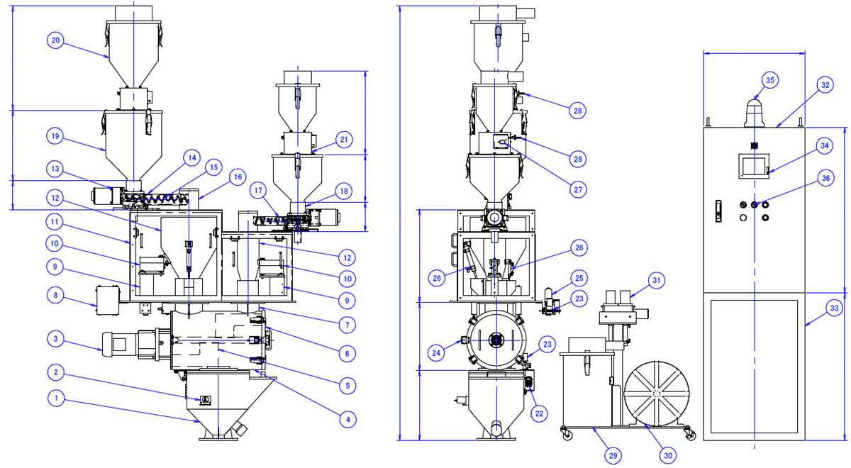 blender schematic diagram