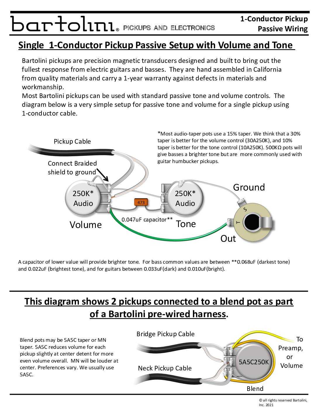 3 pickup 1 volume 1 tone wiring diagram