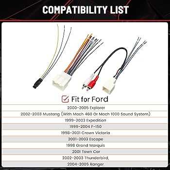 2002 ford explorer radio wiring harness diagram