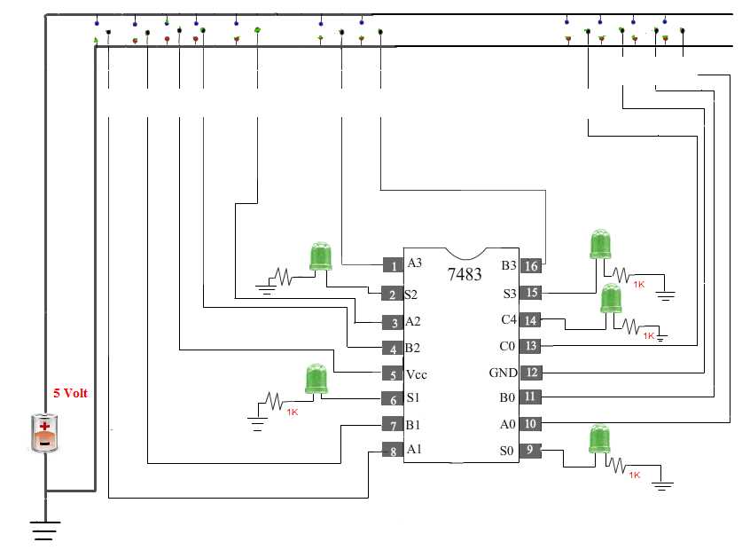 4 bit full adder circuit diagram