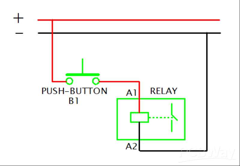 latching switch circuit diagram