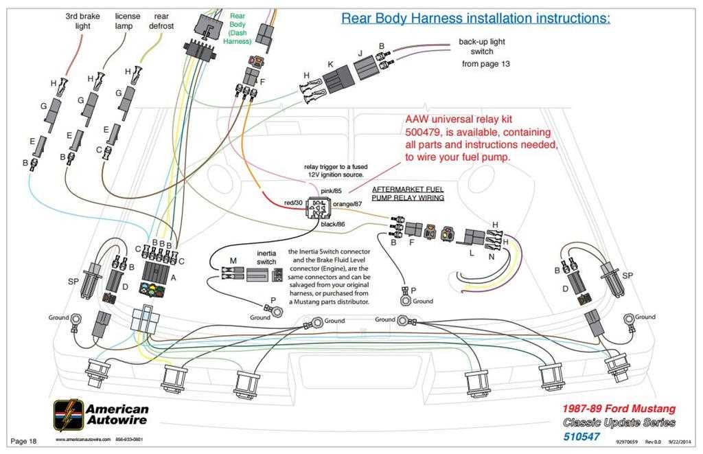 1992 mustang wiring diagram