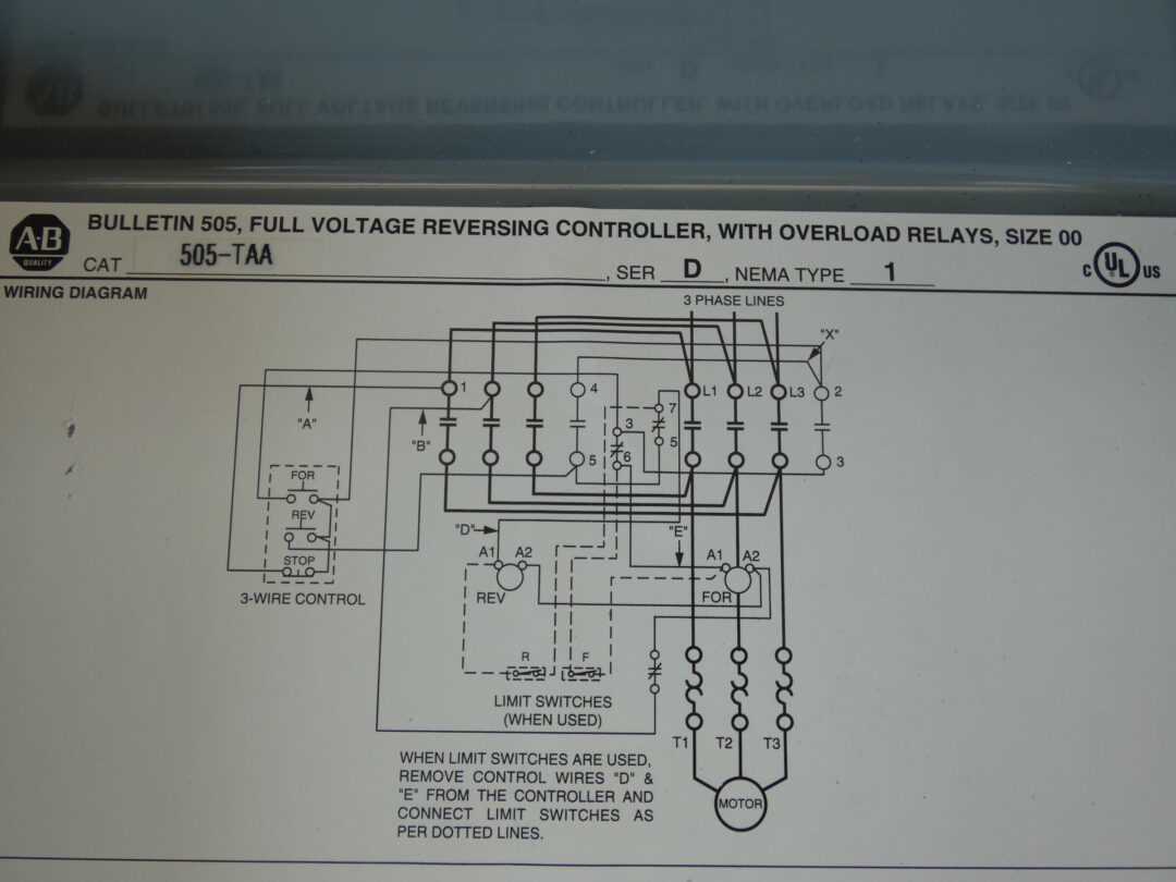 allen bradley motor starter wiring diagram