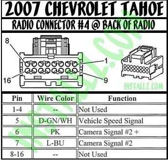 2004 tahoe radio wiring diagram