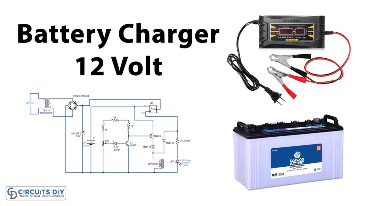 automatic 12v lead acid battery charger circuit diagram