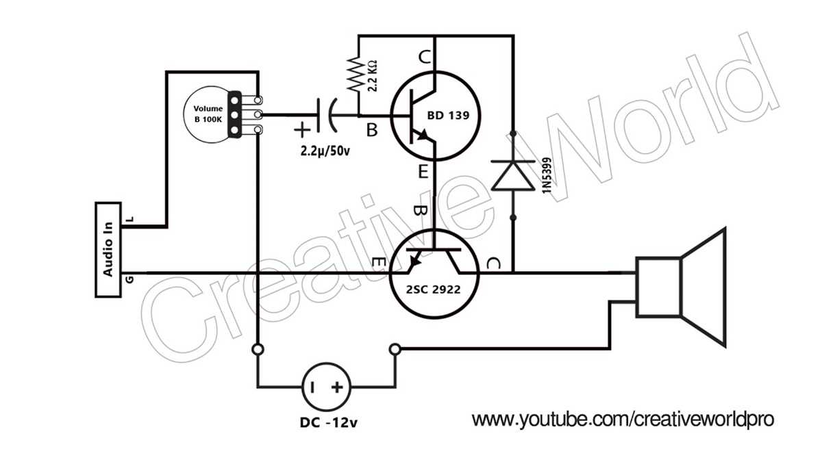 high power amplifier circuit diagram