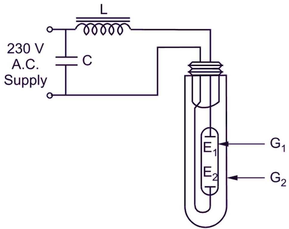 sodium vapour lamp schematic diagram