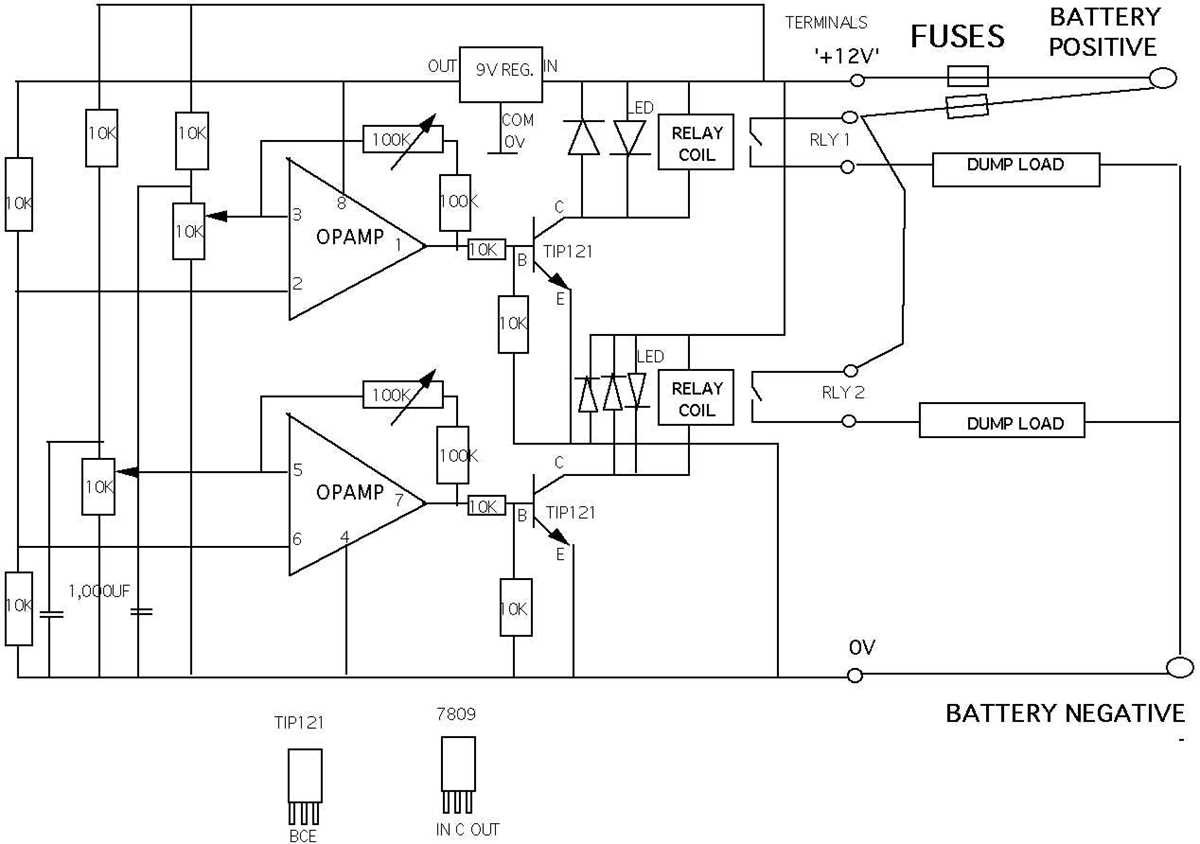 pwm charge controller circuit diagram