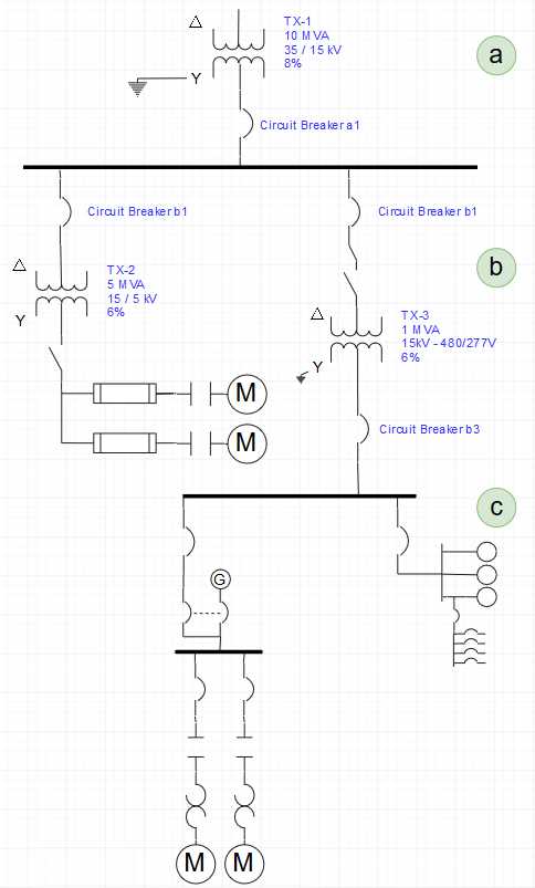 one line diagram electrical schematic