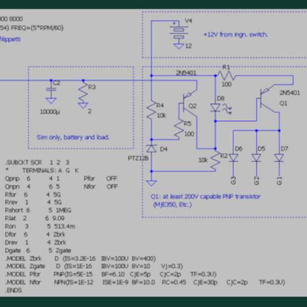 bike regulator rectifier circuit diagram