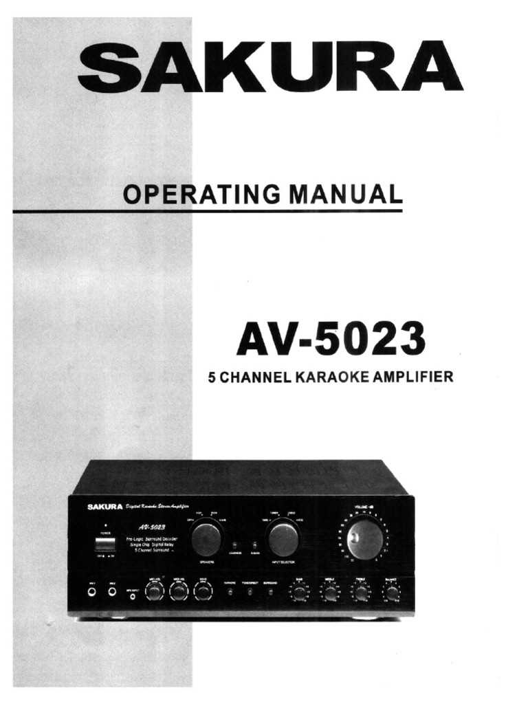 sakura av 5023 schematic diagram