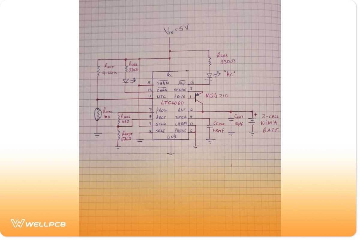 nimh battery charger circuit diagram