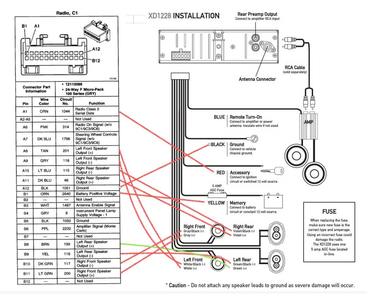 radio wiring diagram for a 2000 chevy silverado