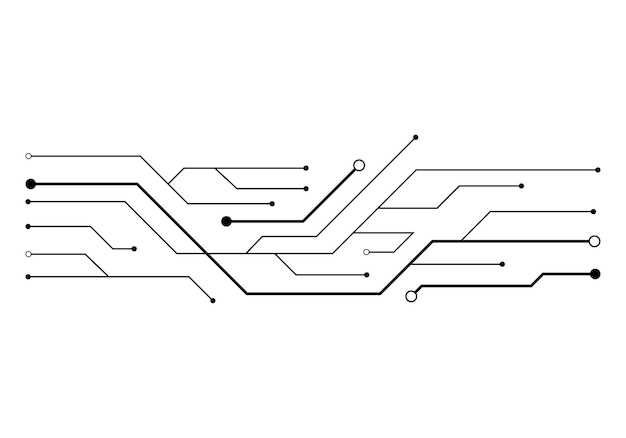 circuit diagram vector
