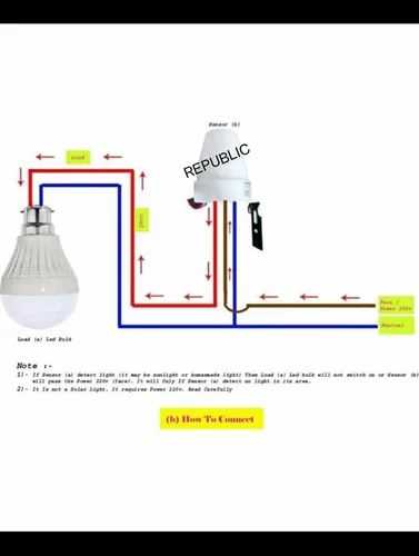 day night sensor circuit diagram