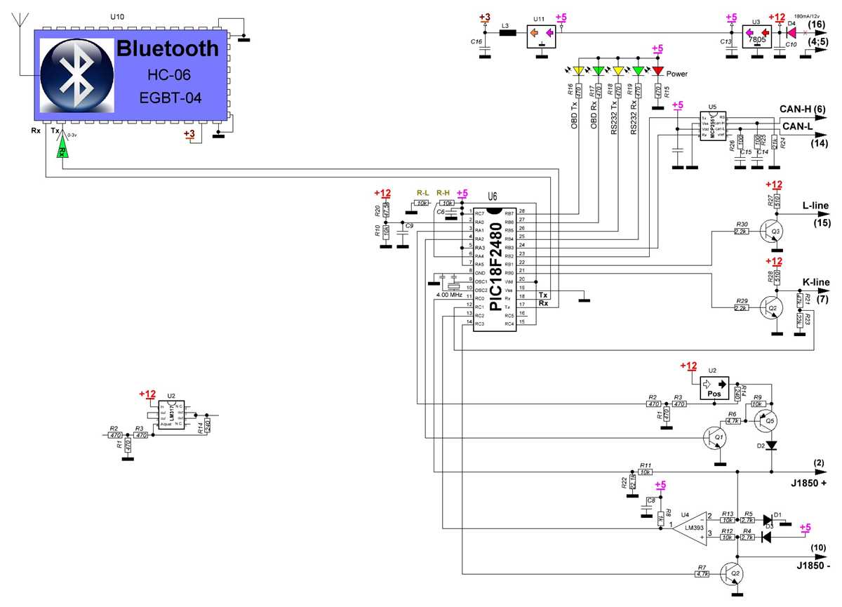 elm327 circuit diagram elm327 circuit diagram