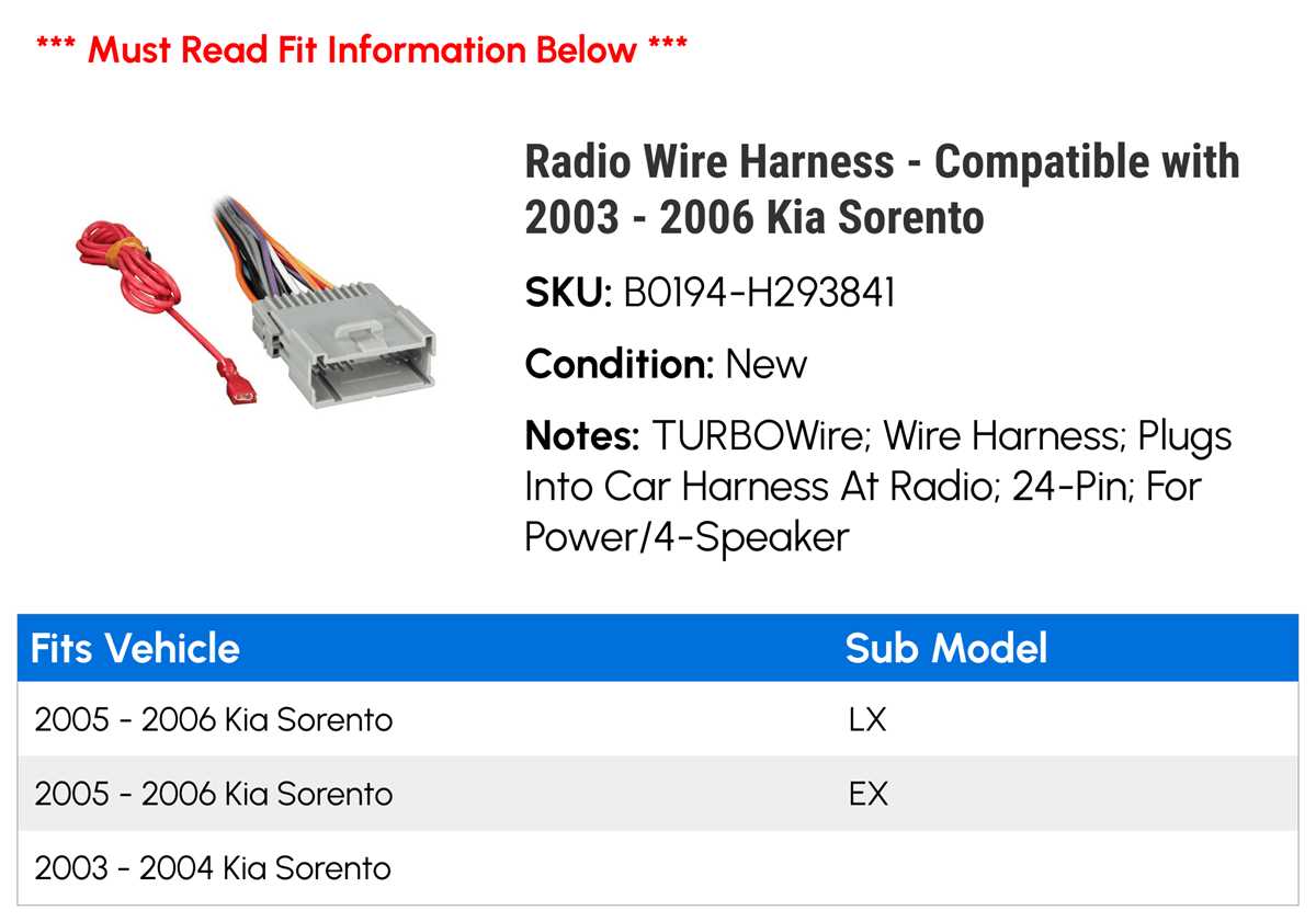 2003 kia sorento radio wiring diagram