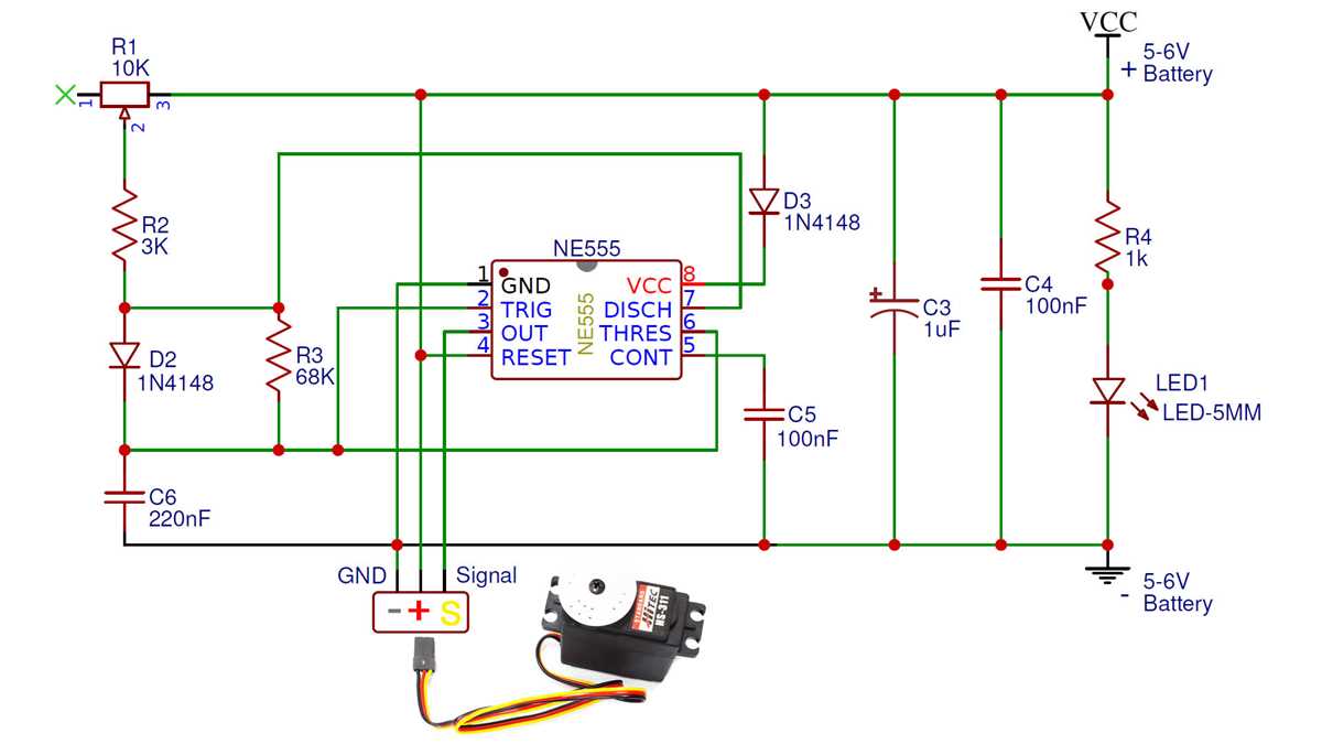 rc servo circuit diagram