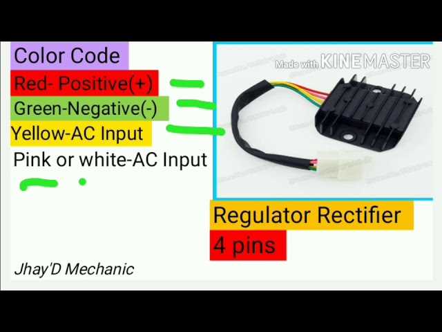 rectifier regulator 5 pin voltage regulator wiring diagram rectifier regulator 5 pin voltage regulator wiring diagram