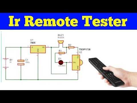remote control tester circuit diagram
