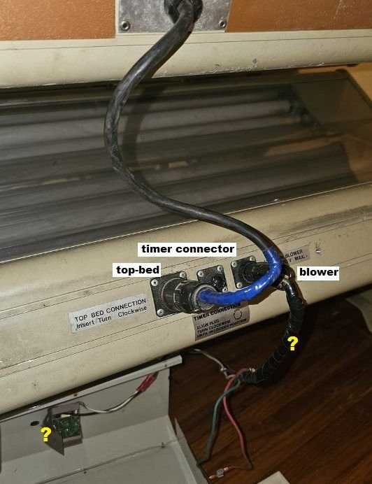 tanning bed wiring diagram