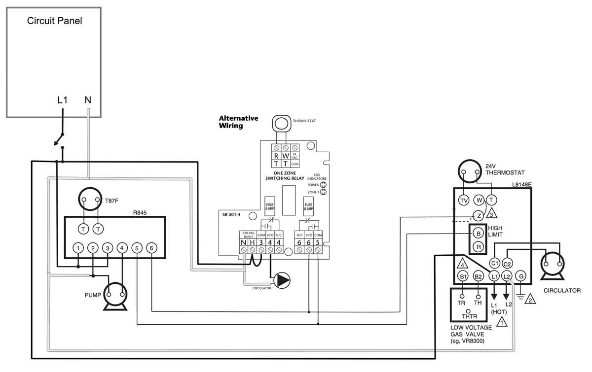 resideo aquastat wiring diagram