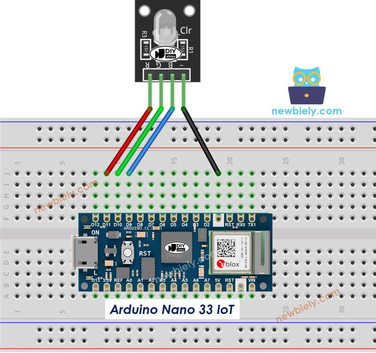 rgb led circuit diagram