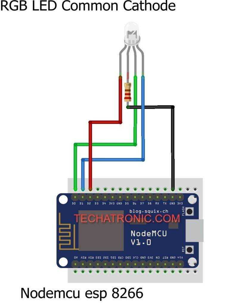 rgb led circuit diagram