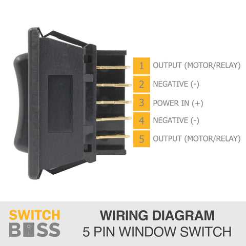 12 volt 6 pin rocker switch wiring diagram
