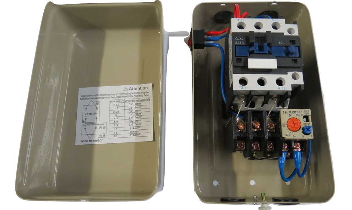 240v motor starter wiring diagram