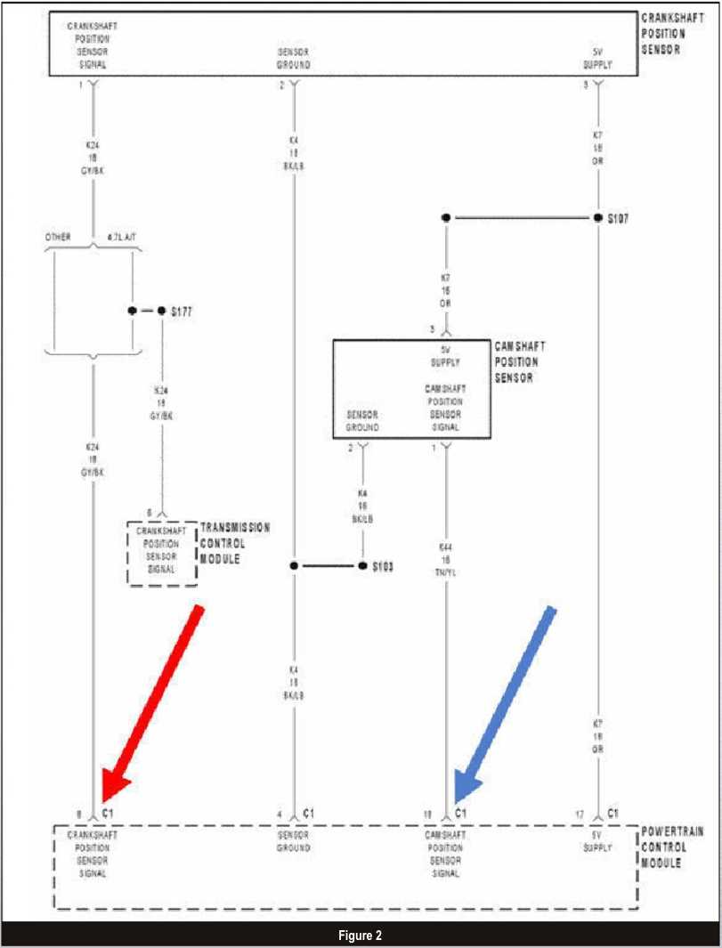 crank position sensor wiring diagram