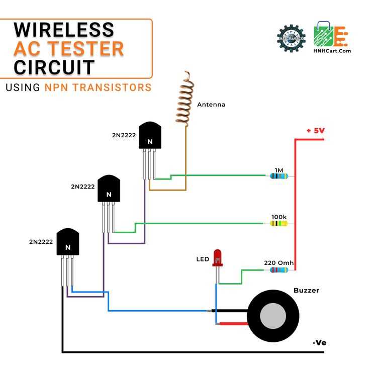 wireless ac power detector circuit diagram