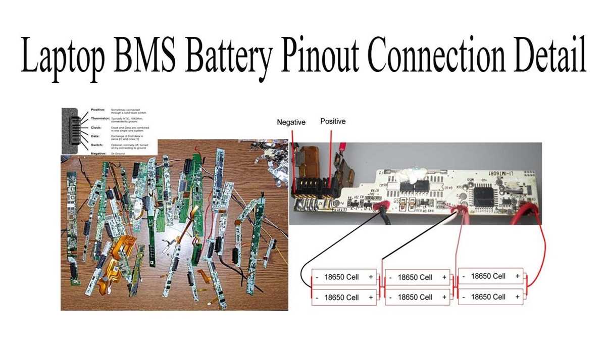 laptop battery circuit board diagram