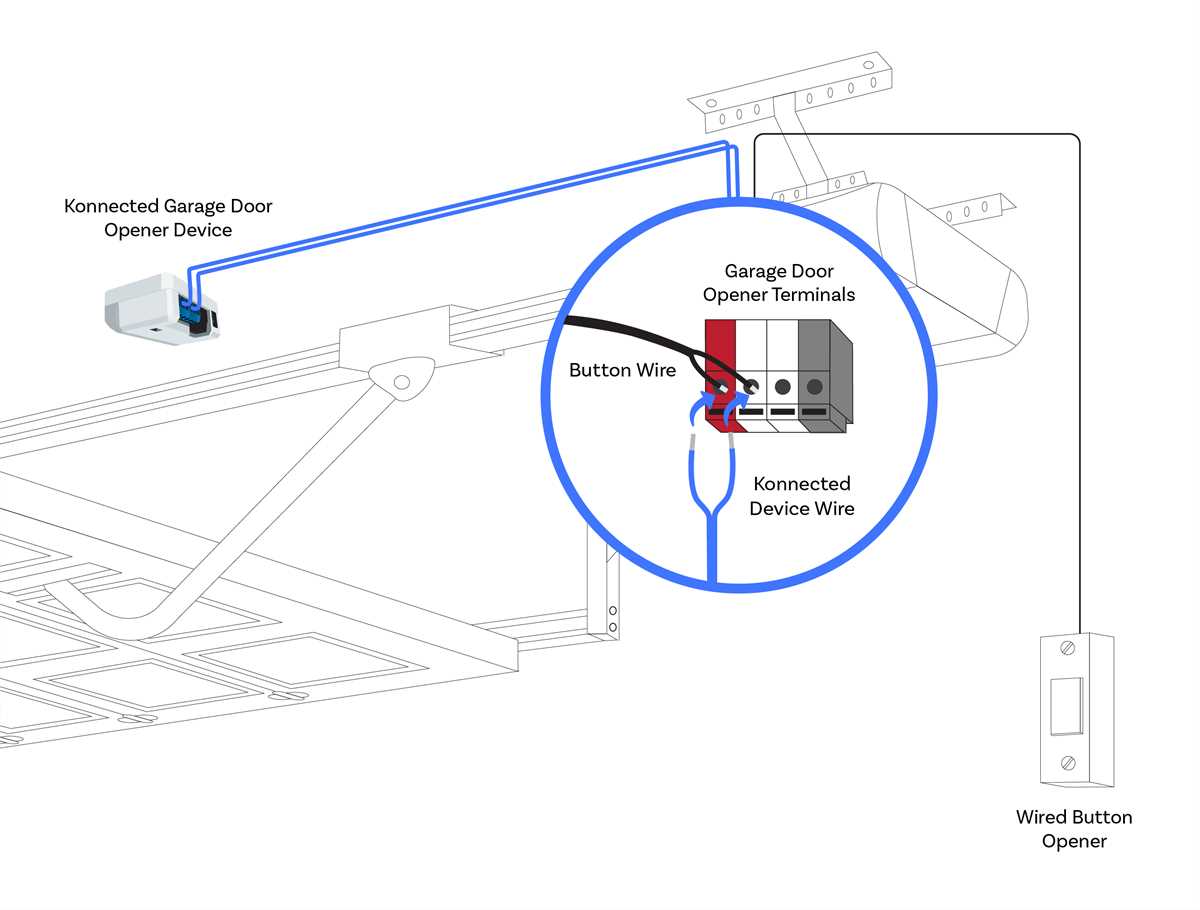 garage door sensors wiring diagram