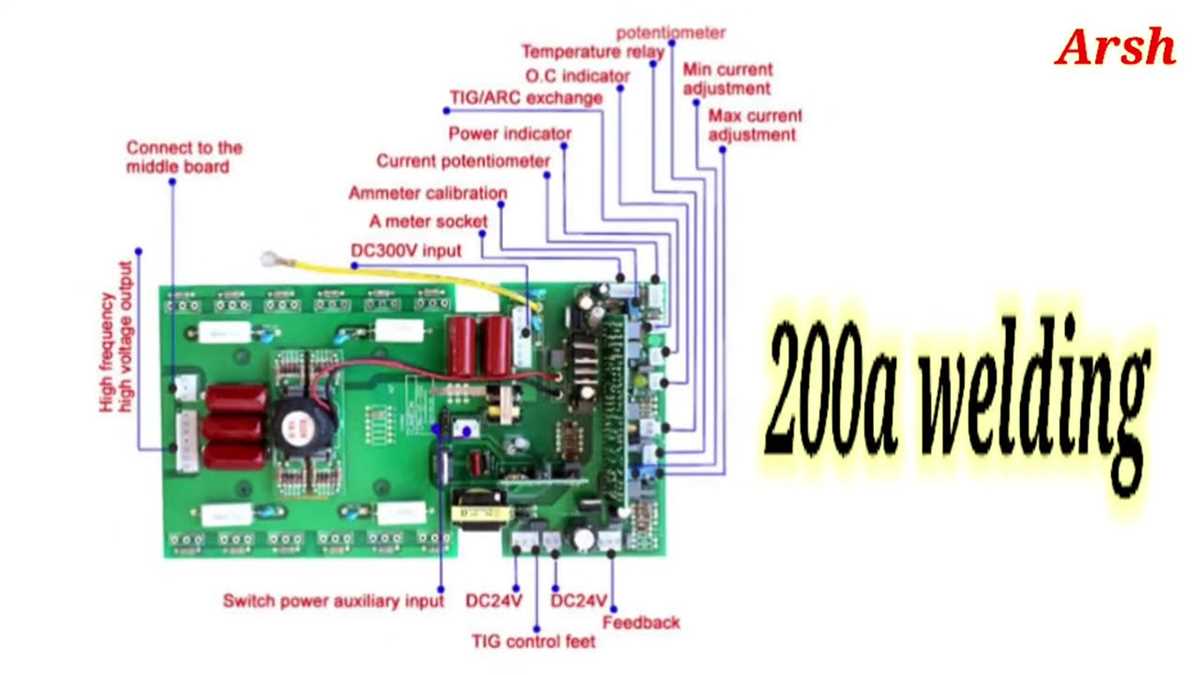 arc welding machine circuit diagram arc welding machine circuit diagram