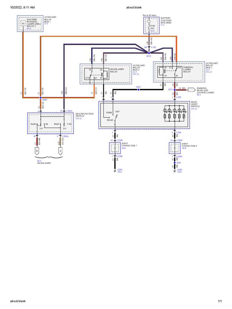 2011 f150 headlight wiring diagram