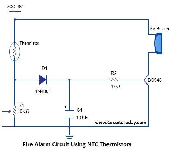 ntc thermistor circuit diagram